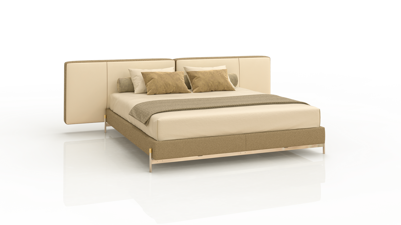 Mono Bed – Giường ngủ phong cách Bắc Âu, chất liệu nhập khẩu cao cấp