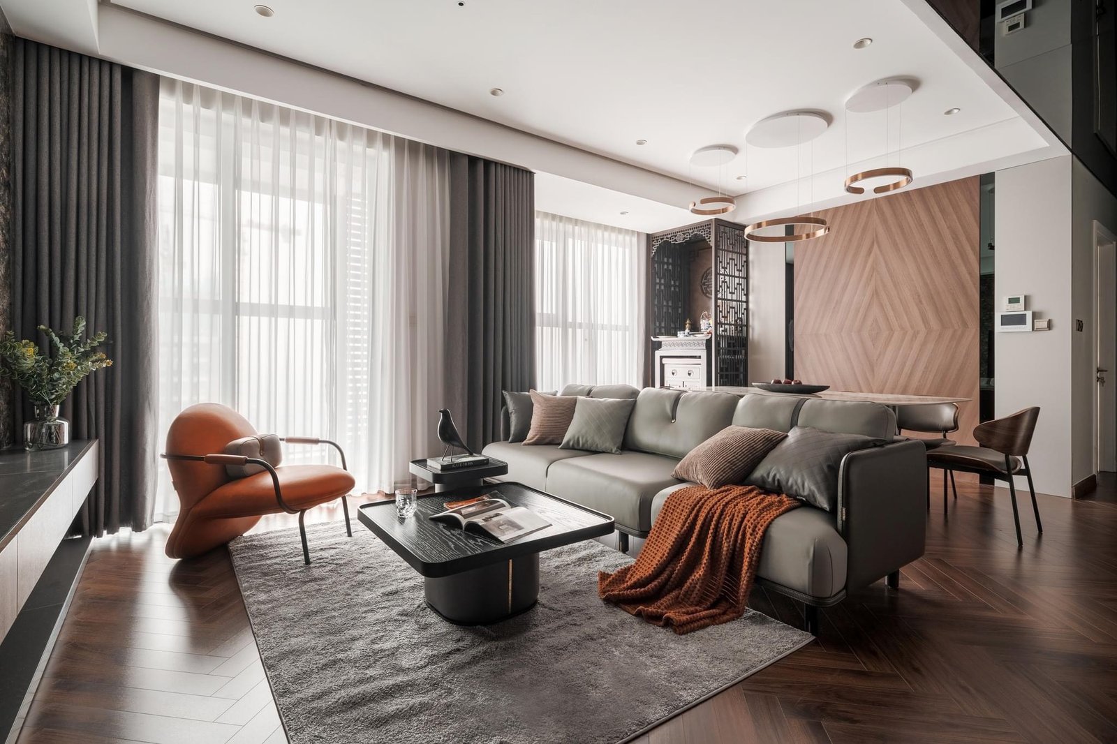 Semina Three Seats Sofa – Sofa chữ I phong cách Bắc Âu, chất liệu cao cấp