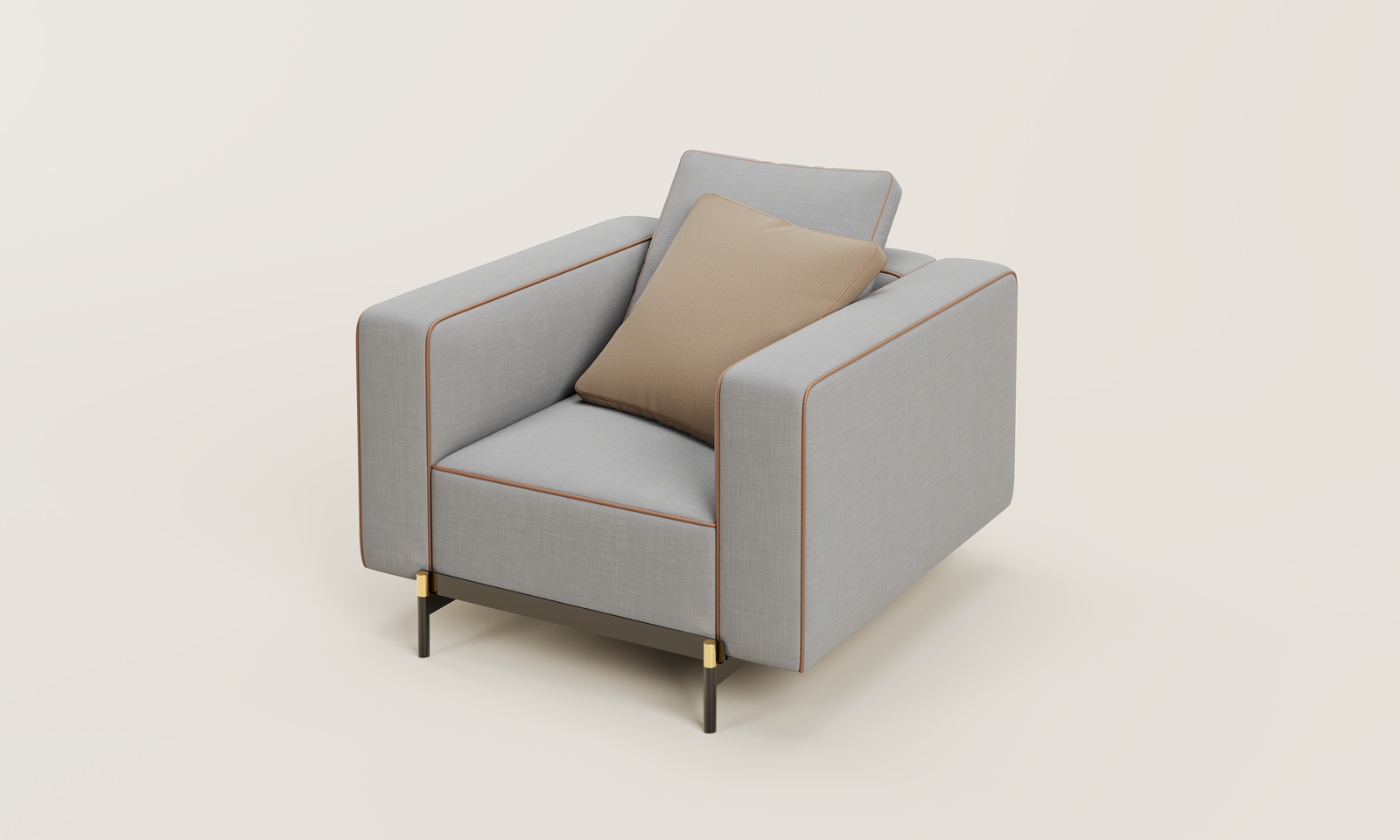 UNI Single Sofa - Sofa đơn phong cách Bắc Âu, chất liệu nhập khẩu