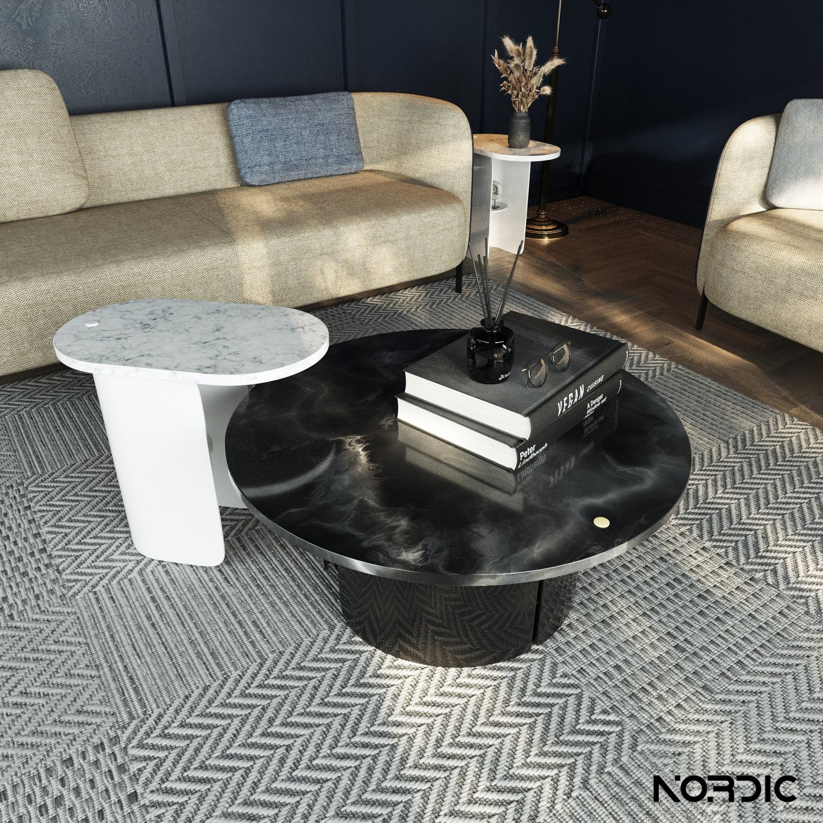 Pige Coffee Table – Bàn trà Bắc Âu, phù hợp với nhiều không gian