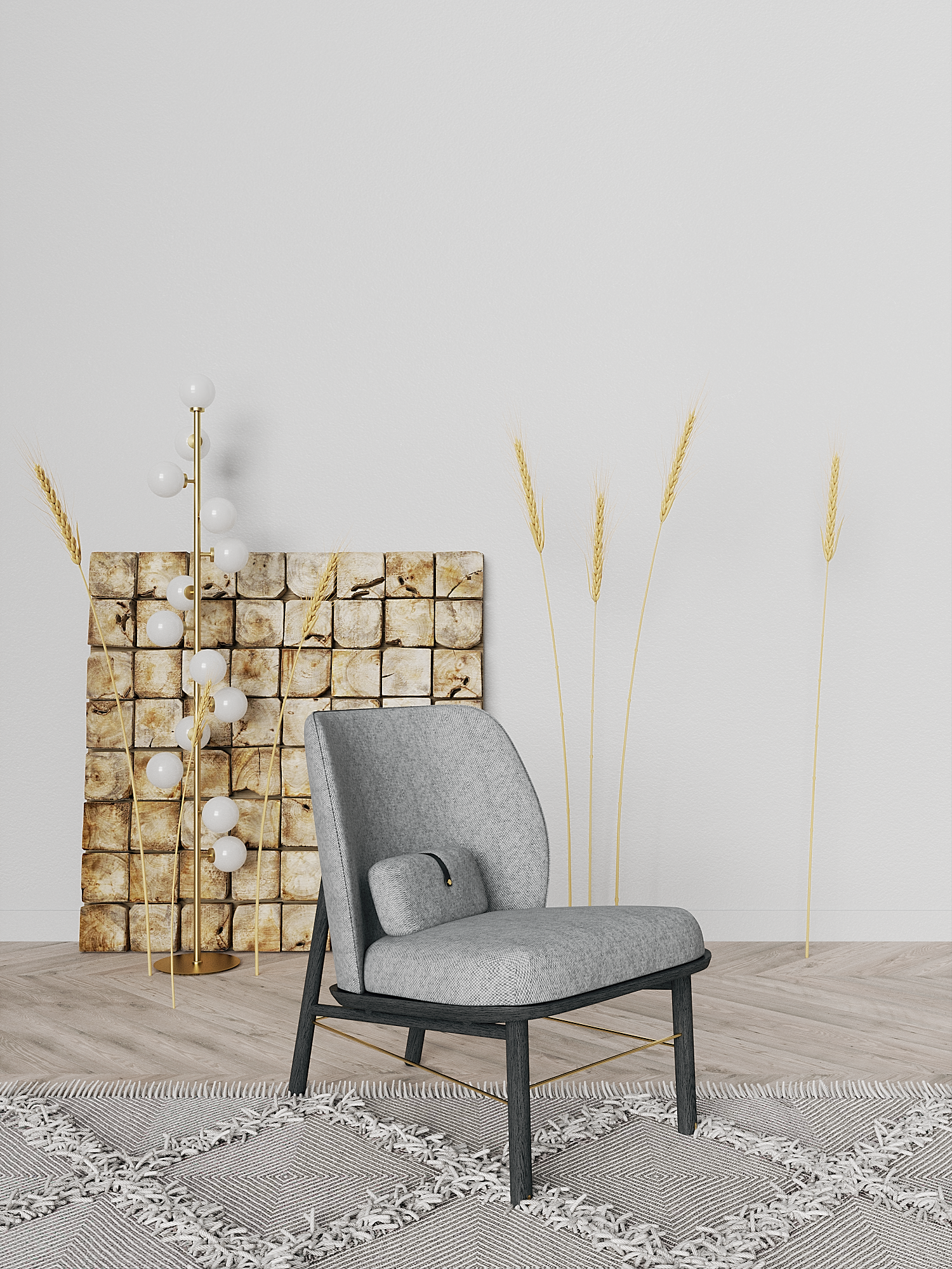 Mona Armchair – Ghế thư giãn phong cách Bắc Âu, chất liệu cao cấp