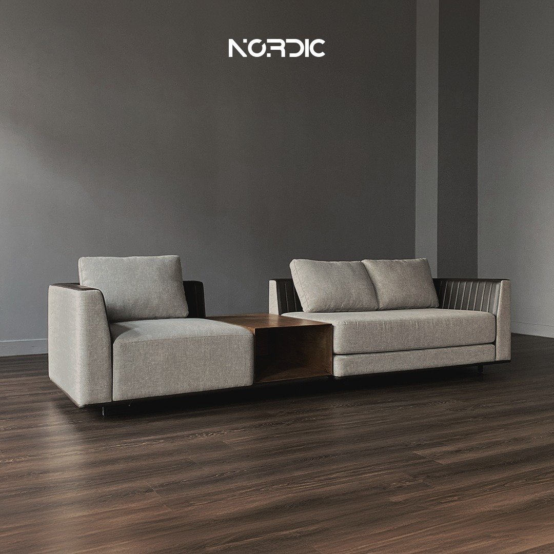 Aesir 3 Seats Sofa – Sofa chữ I phong cách Bắc Âu, chất liệu cao cấp