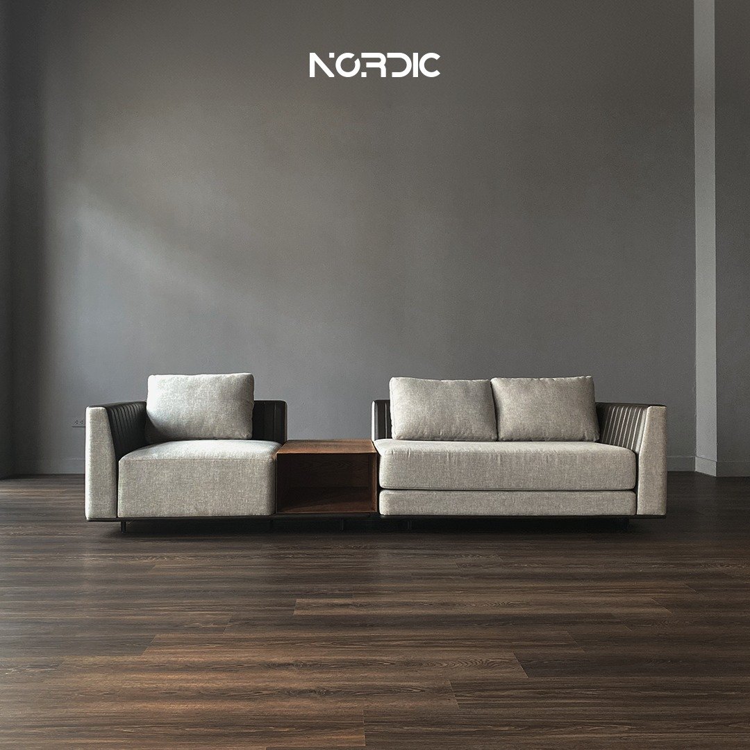 Aesir 3 Seats Sofa – Sofa chữ I phong cách Bắc Âu, chất liệu cao cấp