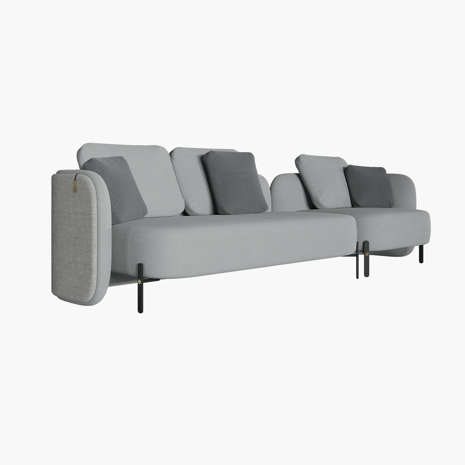 Flot 4S Sofa – Sofa module chữ I phong cách Bắc Âu, chất liệu cao cấp