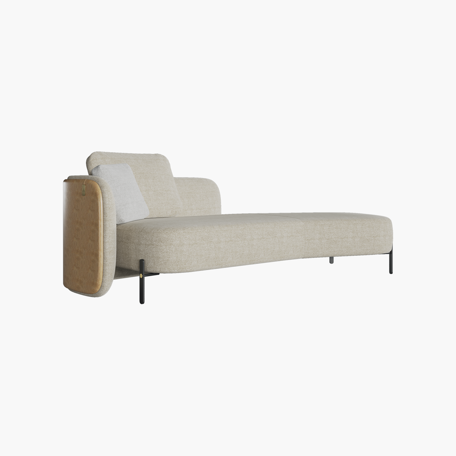 Flot Chaise Lounge - ghế lounge phong cách Bắc Âu, chất liệu cao cấp