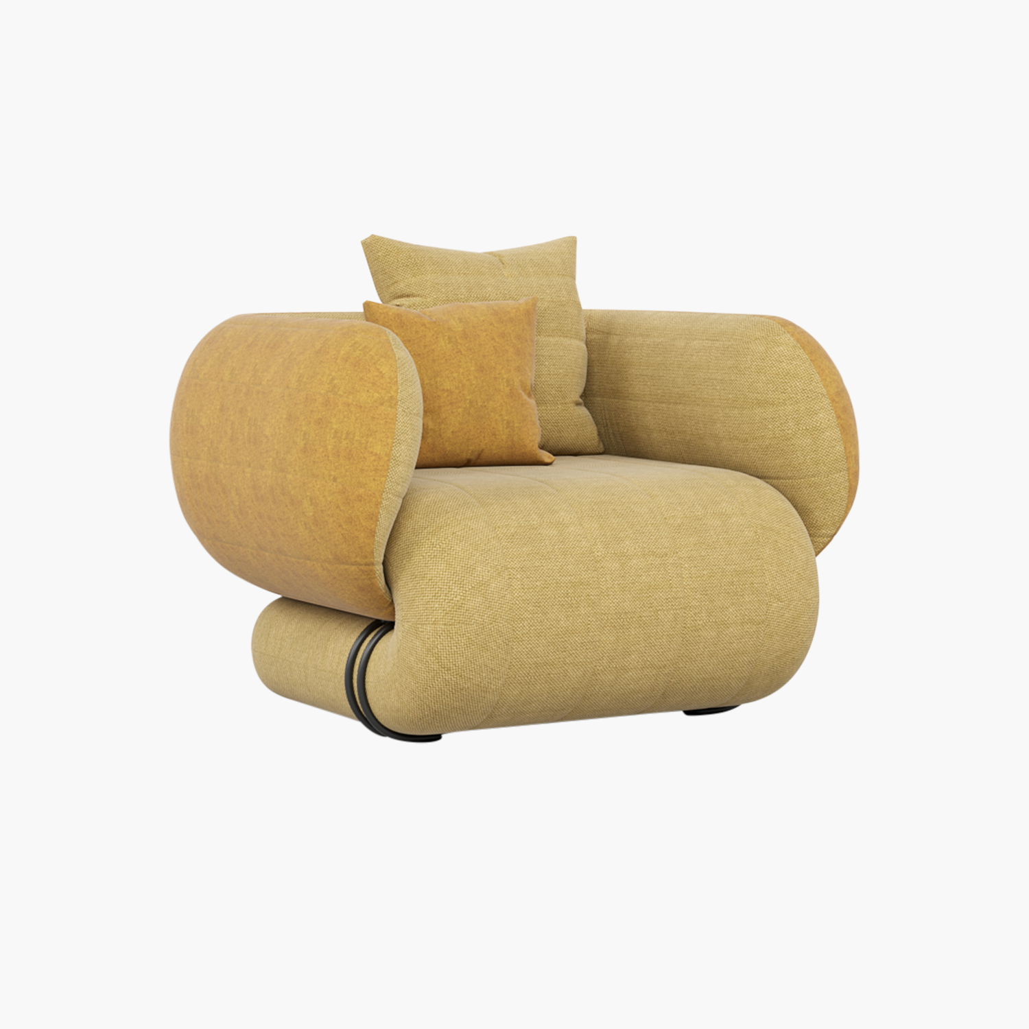 Shell Single Sofa – Sofa đơn phong cách Bắc Âu, chất liệu nhập khẩu