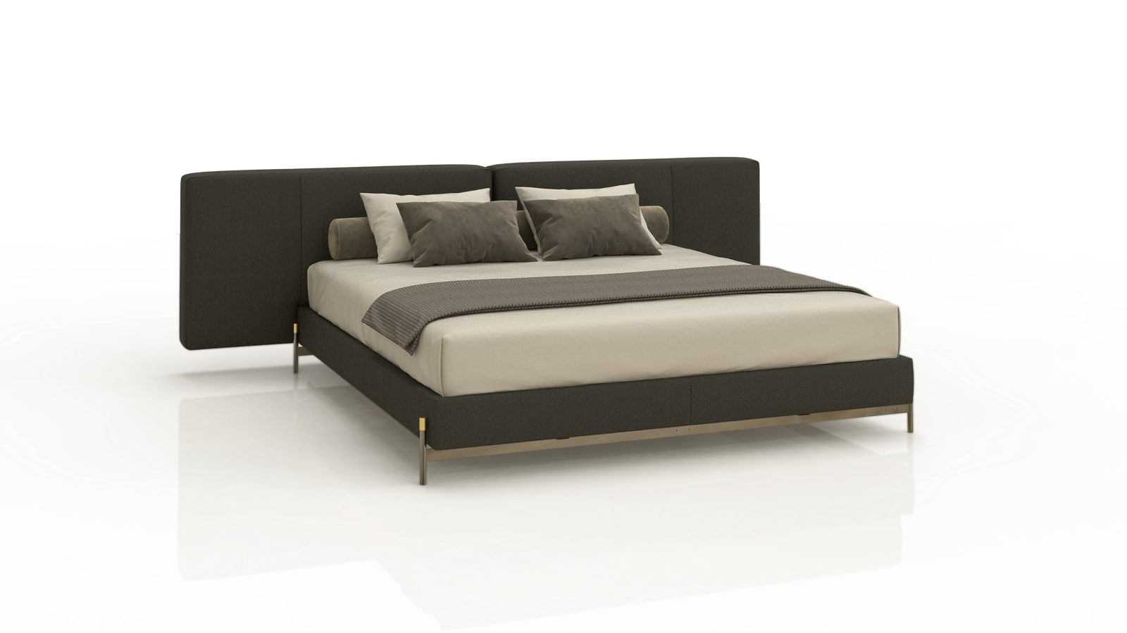 Mono Bed – Giường ngủ phong cách Bắc Âu, chất liệu nhập khẩu cao cấp