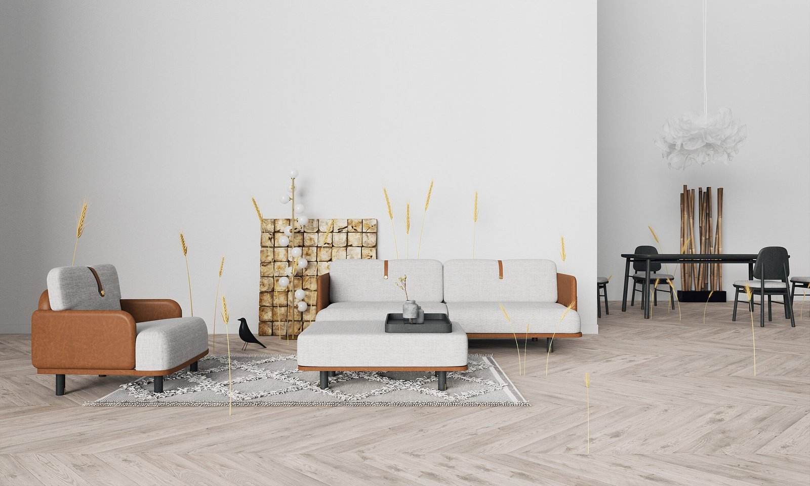 Clara Coffee Table – Bàn trà Bắc Âu, phù hợp với nhiều không gian