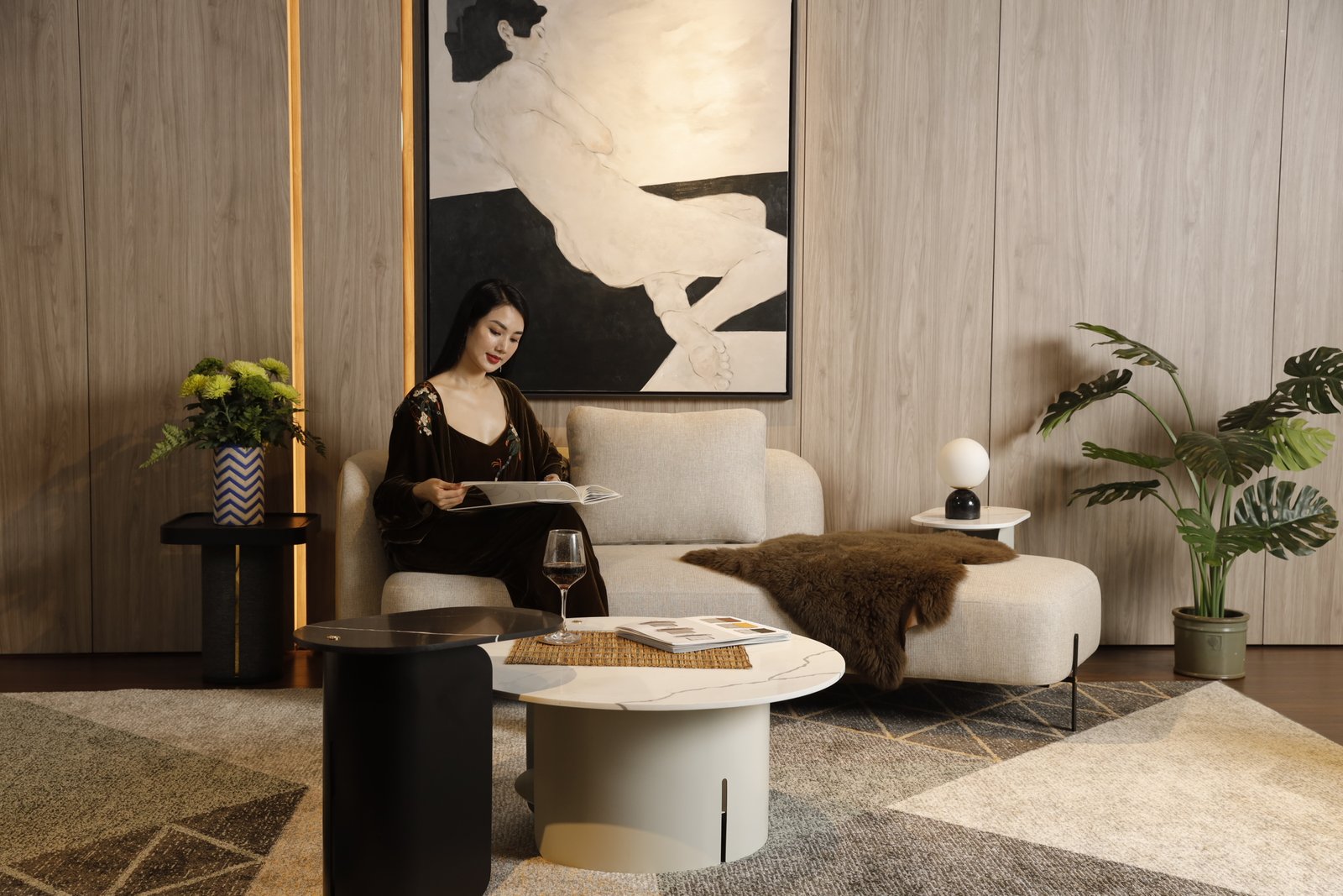 Tìm hiểu nên chọn sofa da hay nỉ cho phòng khách