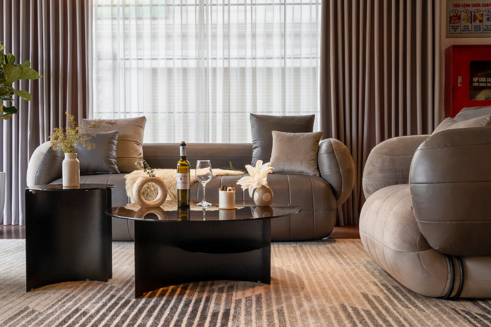 Dance Coffee Table Round – Bàn trà Bắc Âu, phù hợp với nhiều không gian