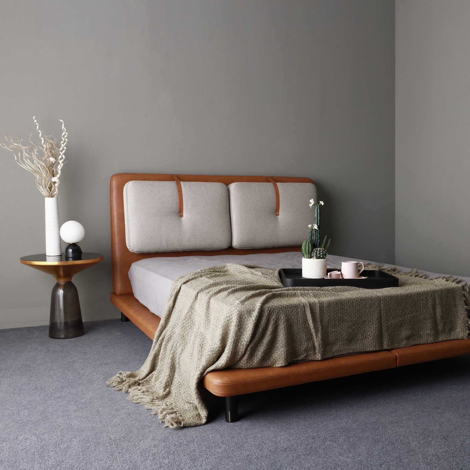 Hana Bed – Giường ngủ phong cách Bắc Âu, chất liệu nhập khẩu cao cấp