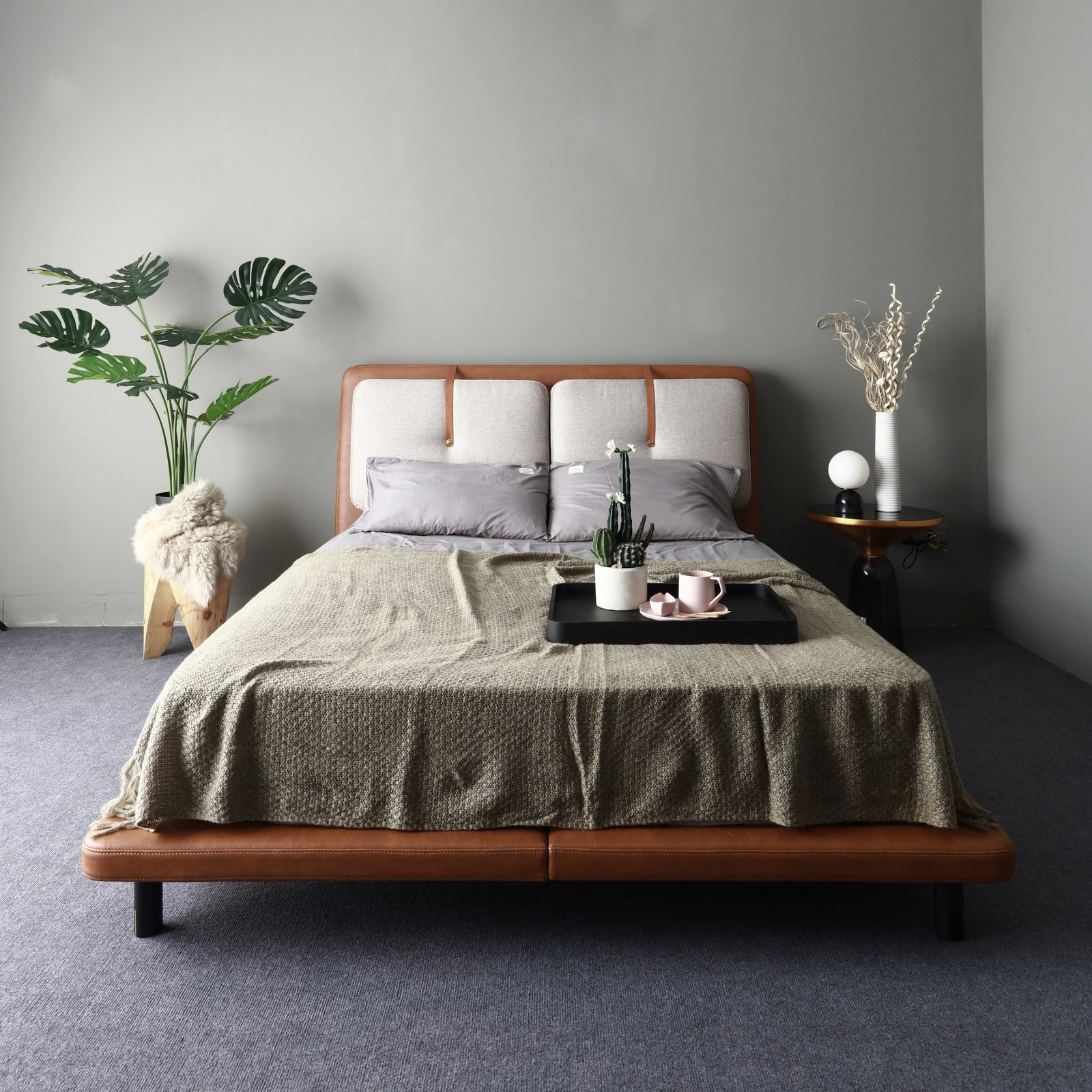 Hana Bed – Giường ngủ phong cách Bắc Âu, chất liệu nhập khẩu cao cấp