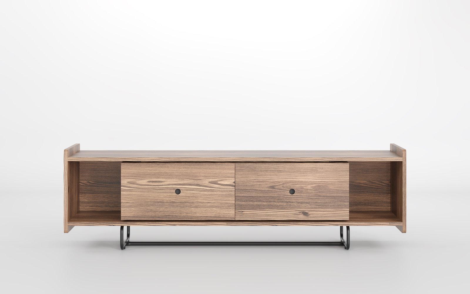 Hug TV Shelf Ver1 – Kệ Tivi Phong cách Bắc Âu, gỗ sồi tối ưu không gian