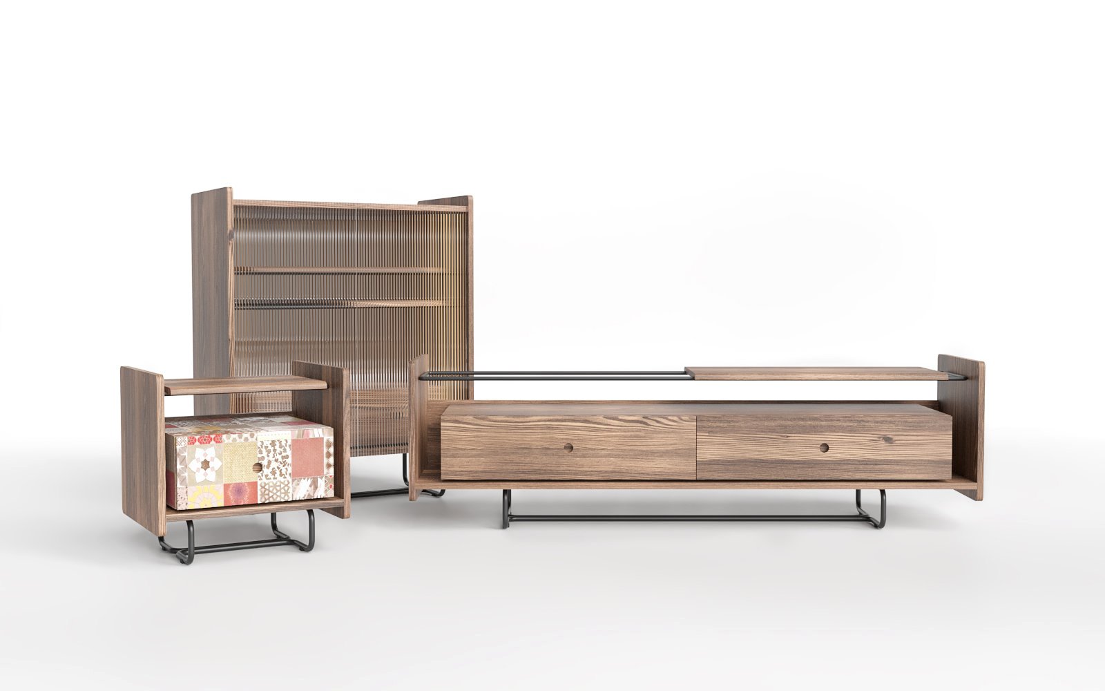 Hug Side Board – Tủ trang trí phong cách Bắc Âu, tiện dụng linh hoạt