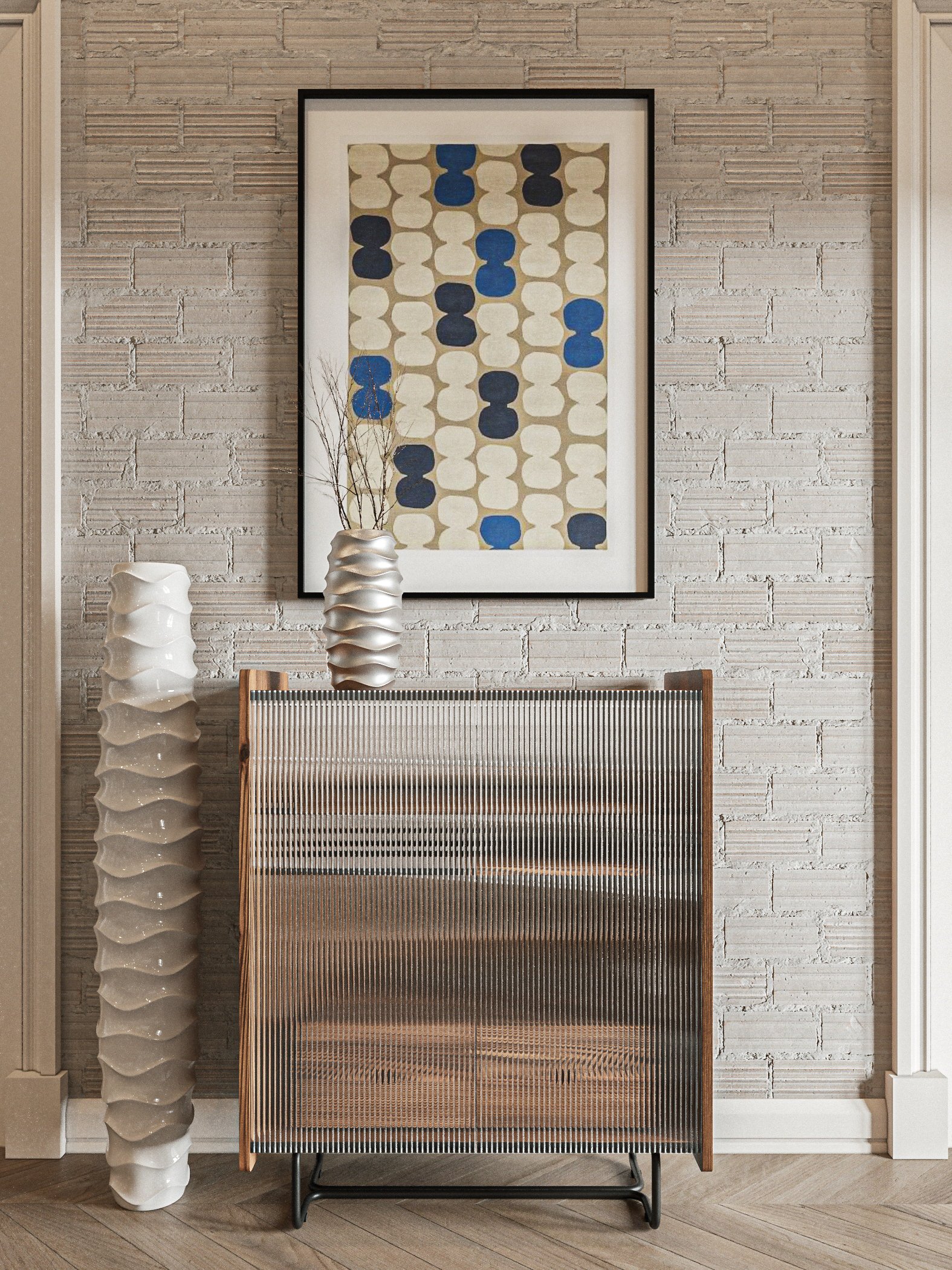 Hug Side Board – Tủ trang trí phong cách Bắc Âu, tiện dụng linh hoạt