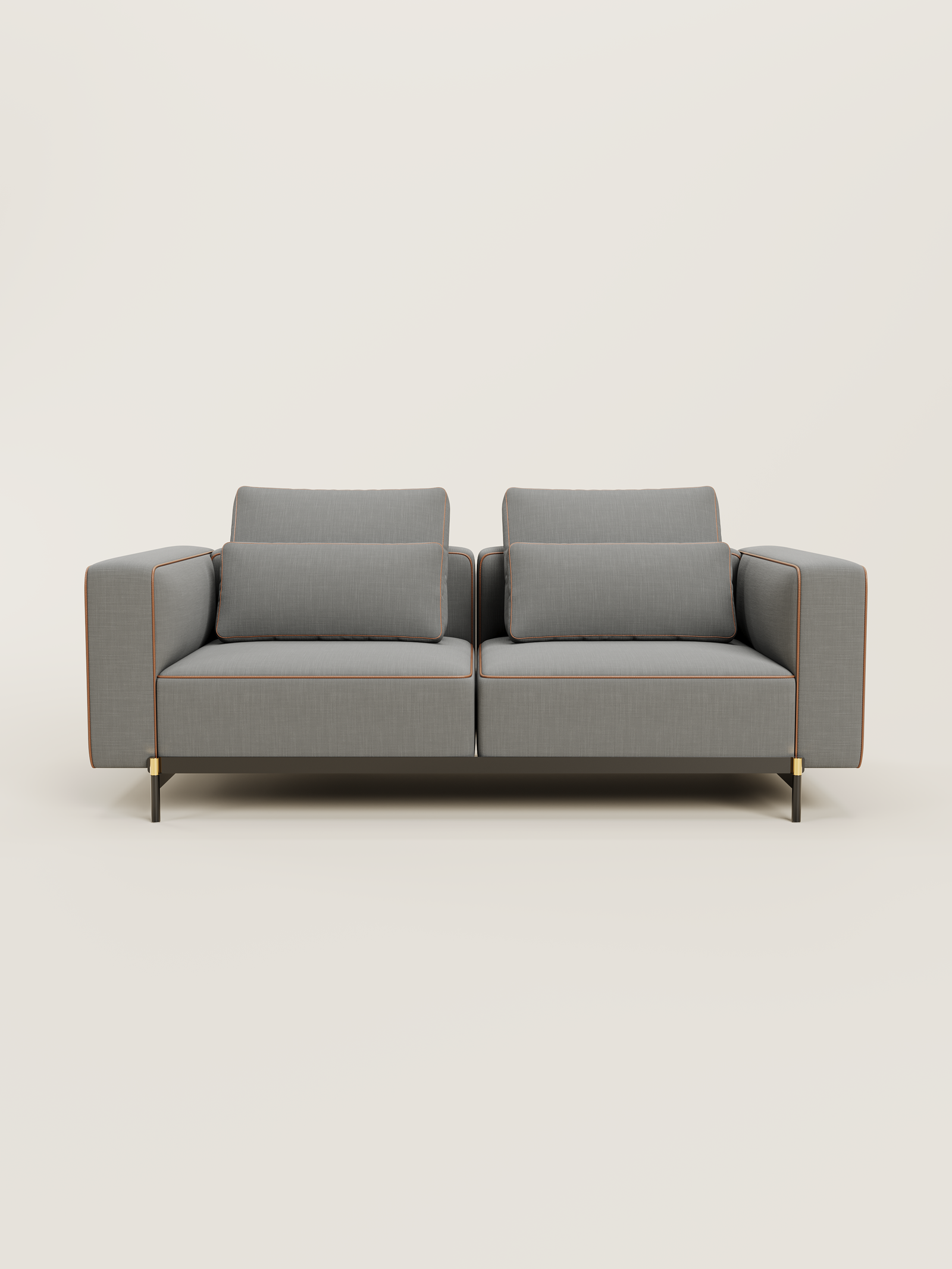 UNI I AB Sofa – Sofa module chữ I 2 chỗ phong cách Bắc Âu, chất liệu cao cấp