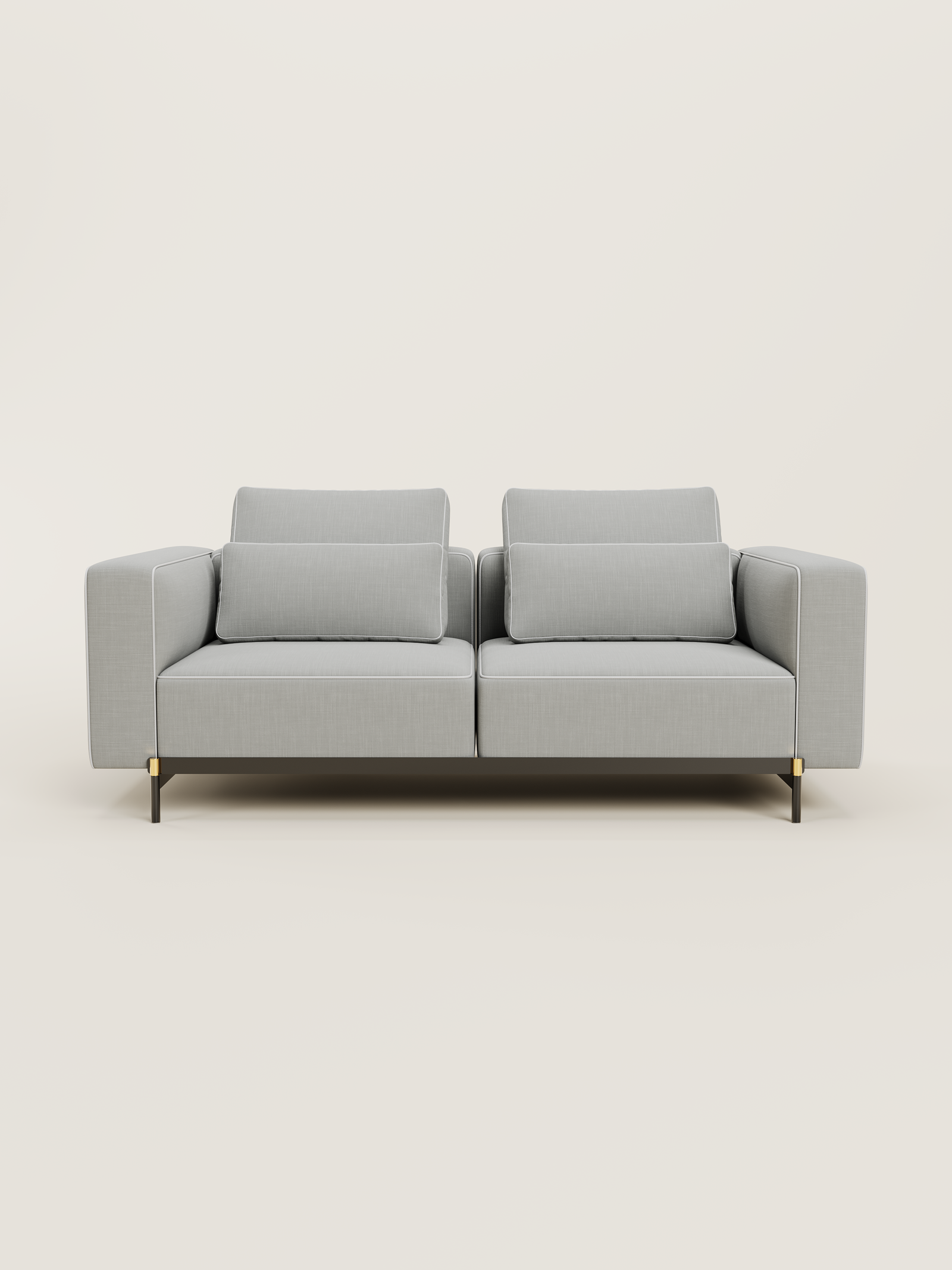 UNI I AB Sofa - Sofa module chữ I 2 chỗ phong cách Bắc Âu, chất liệu cao cấp