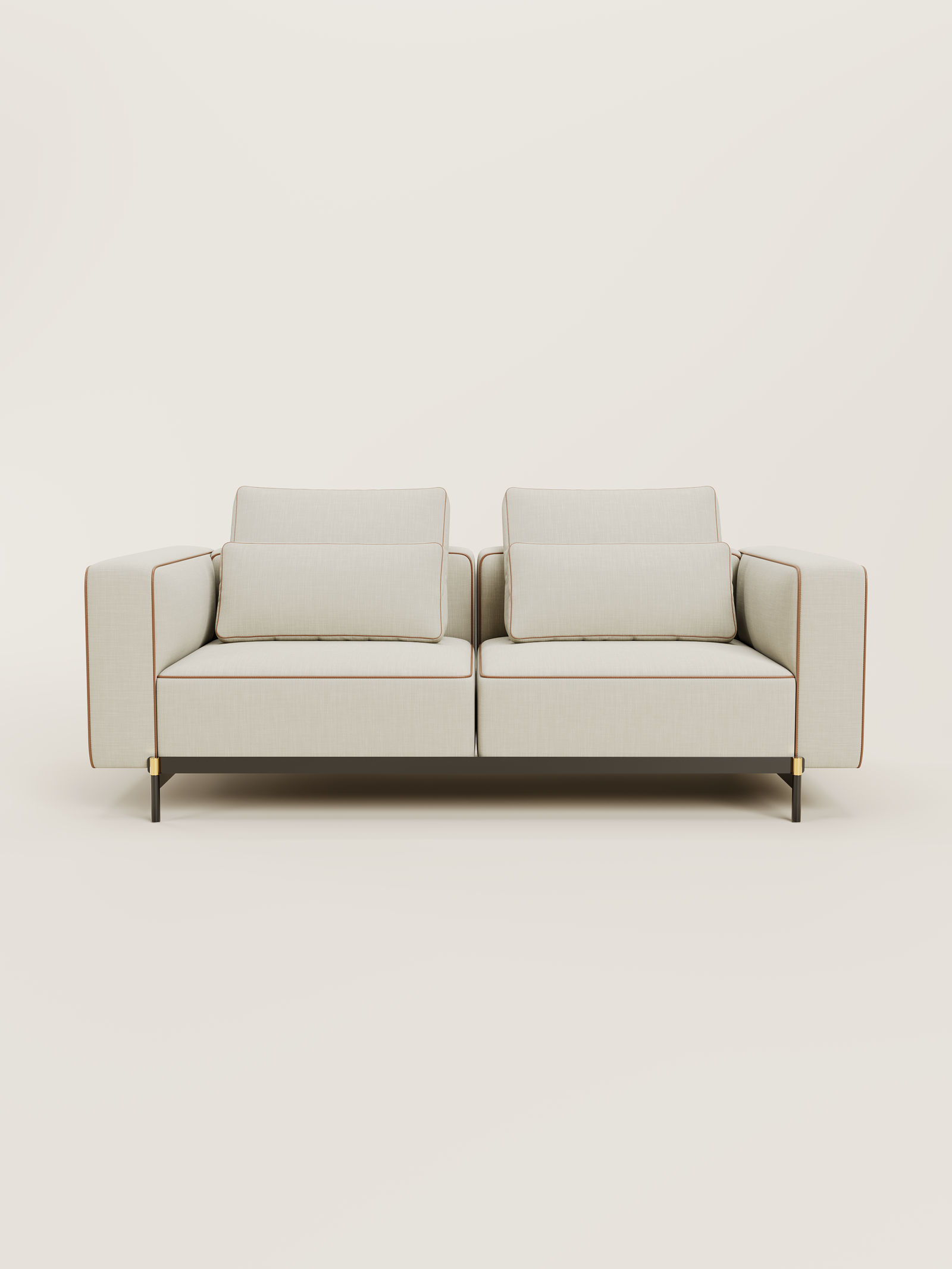 UNI I AB Sofa – Sofa module chữ I 2 chỗ phong cách Bắc Âu, chất liệu cao cấp