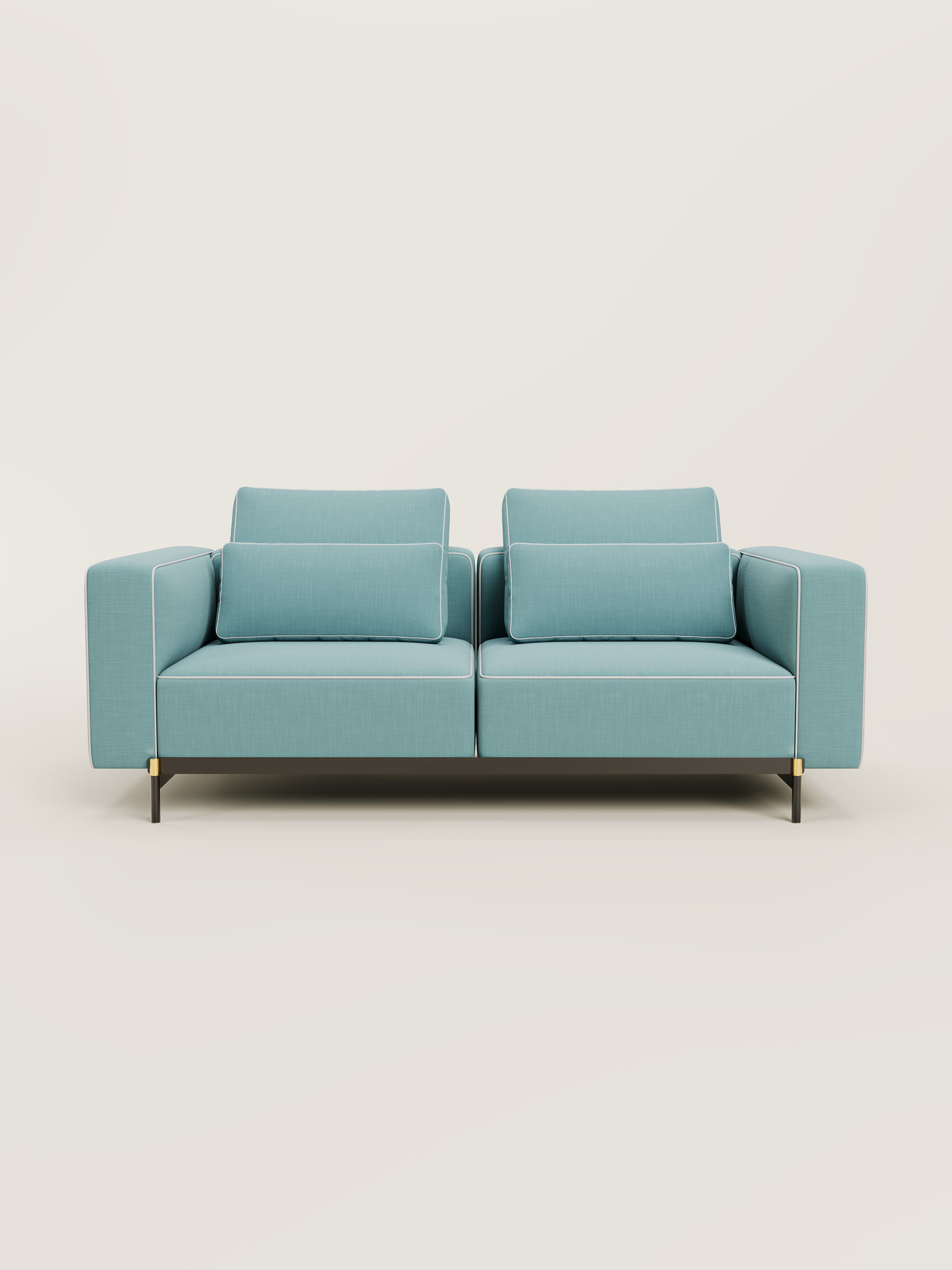 UNI I AB Sofa – Sofa module chữ I 2 chỗ phong cách Bắc Âu, chất liệu cao cấp