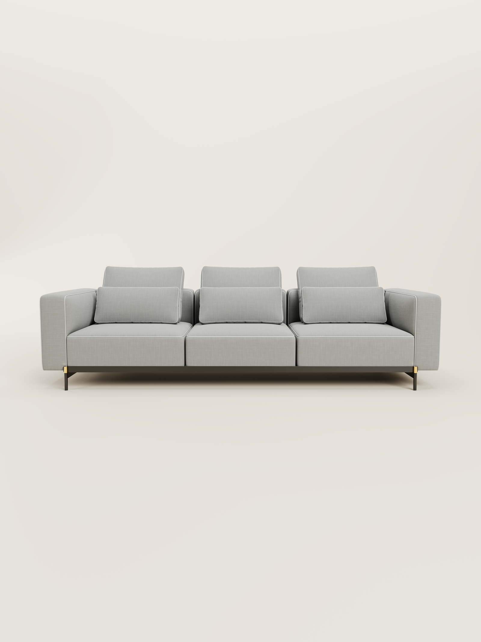 UNI I ABC Sofa - Sofa module chữ I 3 chỗ phong cách Bắc Âu, chất liệu cao cấp